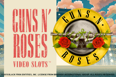 Guns N' Roses spilleautomat NetEnt logo norske casino